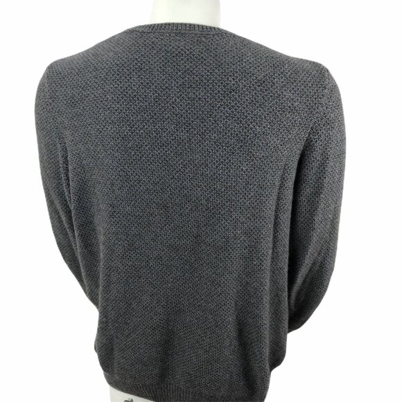 Joseph Abboud Men's Grey V-neck Sweater Size L - Picture 4 of 13